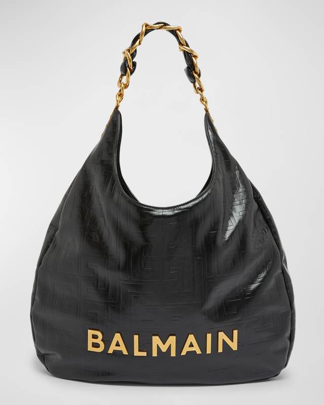 1945 Hobo Bag in Monogram Crinkled Leather
